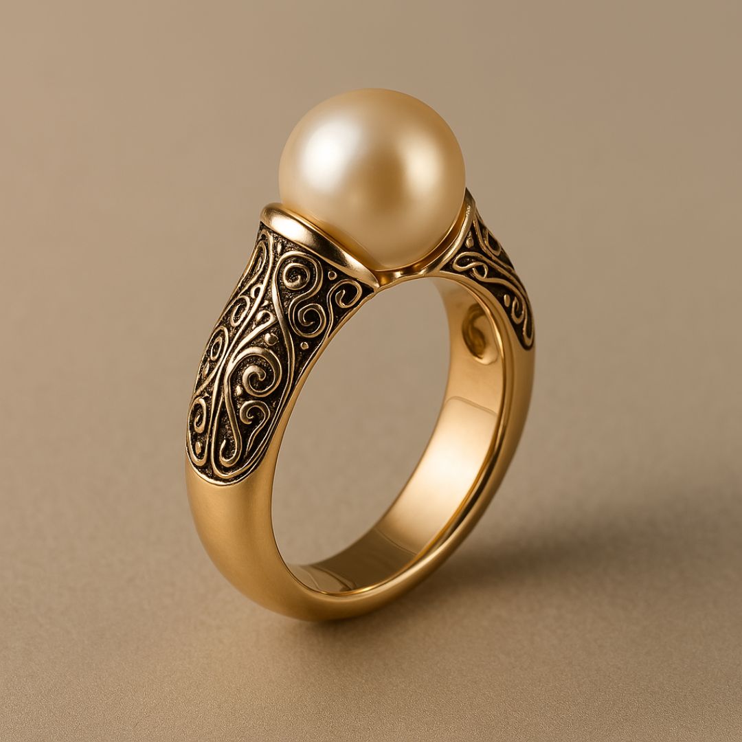 Timeless Vintage Helmi Kulta Sormus
