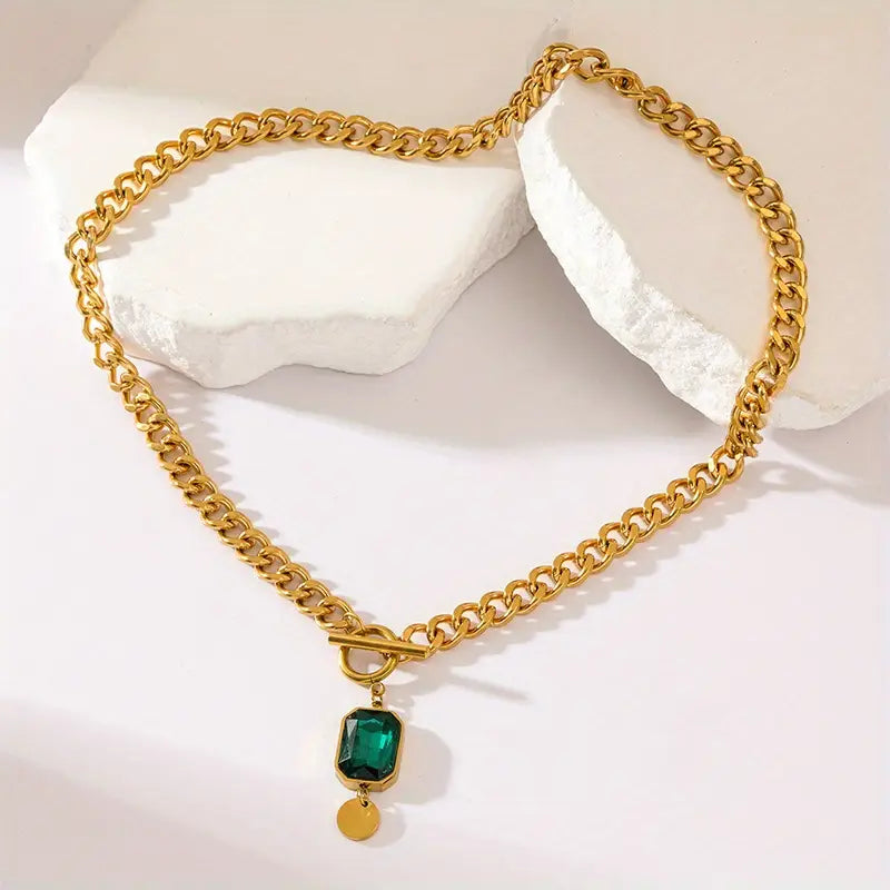 Kulta Smaragdi Chain Kaulakoru