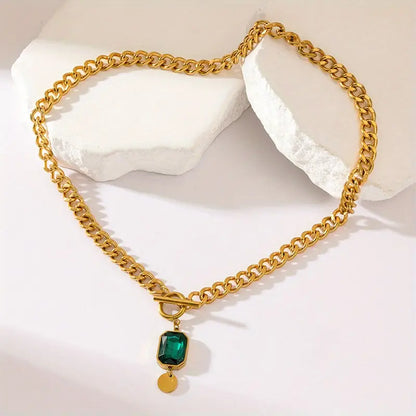 Kulta Smaragdi Chain Kaulakoru