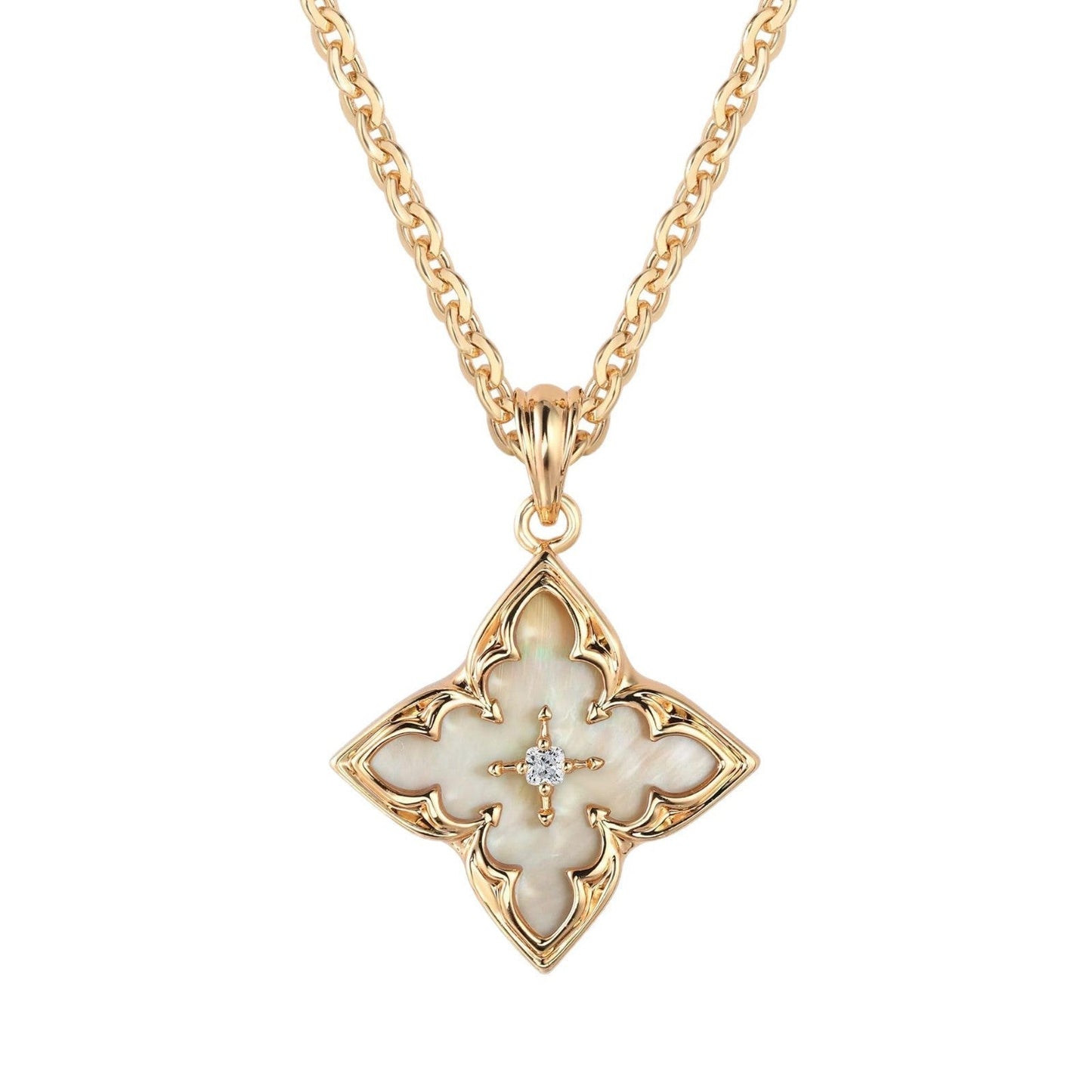 Blue Clover Pendant Kaulakoru | Kulta