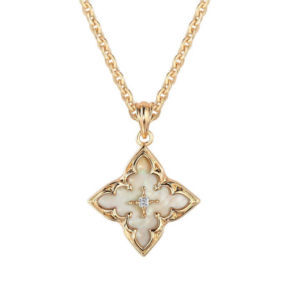 Blue Clover Pendant Kaulakoru | Kulta