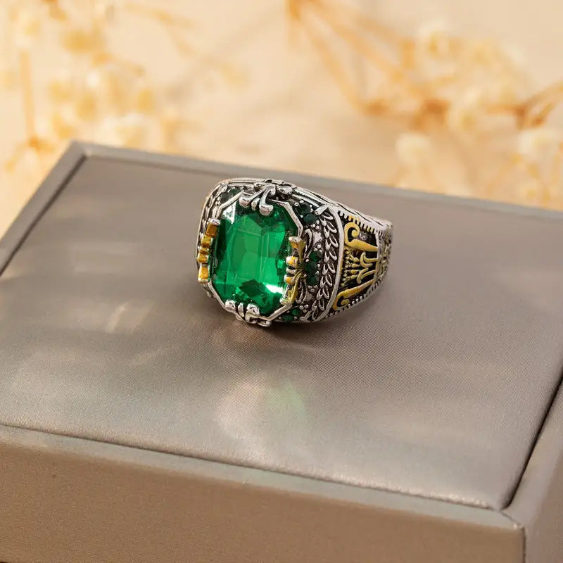 Hopea Smaragdi Vintage Sormus