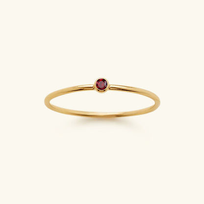Amelia Birthstone Stacker Sormus
