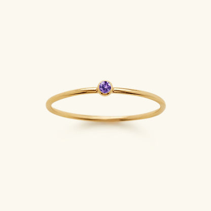 Amelia Birthstone Stacker Sormus