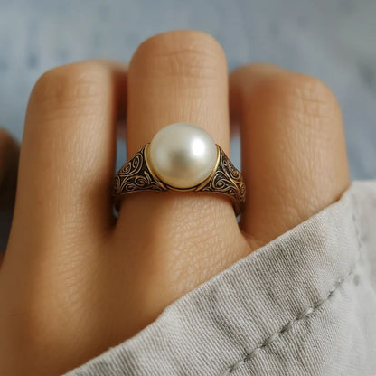Timeless Vintage Helmi Kulta Sormus