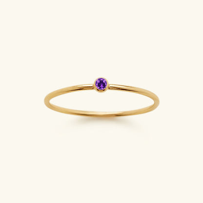 Amelia Birthstone Stacker Sormus