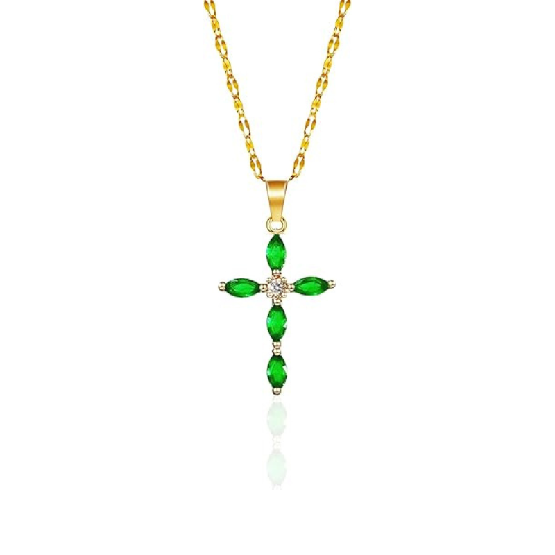 Smaragdi Cross Kaulakoru | Kulta