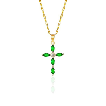 Smaragdi Cross Kaulakoru | Kulta